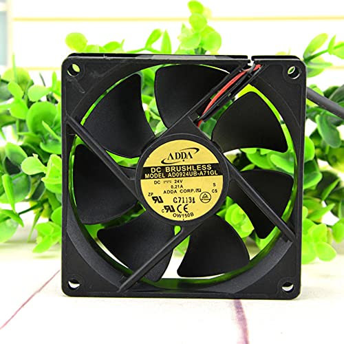 ADDA AD0924UB-A71GL DC Axial Fan 0.21A 24V 2400RPM Cabinet Cooling Fan