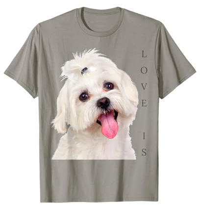 Bichon maltais pour chien, maman, papa, chiot, bichon frisé, malte T-Shirt