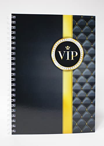 5x ADINA Premium Collegeblock Kollegblock A4 dotted punktkariert 80 Blatt 90g/qm (VIP)