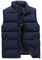 JJPAR Gilets Homme Doudoune sans Manches Slim Zippé Automne Hiver Chaud Épais Blousons Poches Couleur Unie Décontractée Sweat-Shirt Grande Taille Col Montant Pas Cher Outdoor Hauts Blousons L-5XL