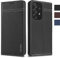 Handyhülle Echt Leder für Samsung Galaxy A53 5G Hülle mit Standfunktion Kartenfach Premium Echt Leder Schutzhülle klappbar A53 5G Flip Case Cover Stoßfeste Klapphülle Samsung Galaxy A53 5G Schwarz