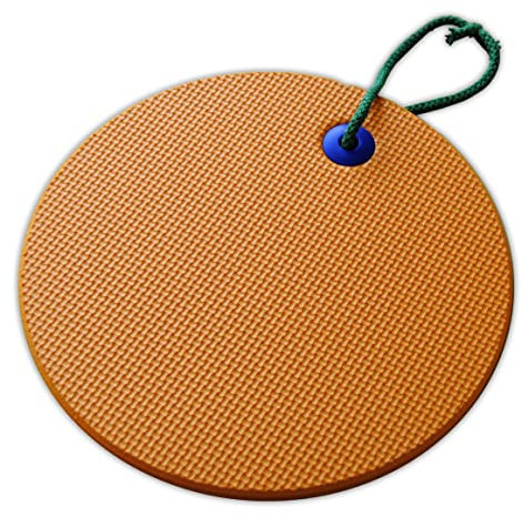 Sitzunterlage für Kinder Sitzkissen Outdoor fester Eva Schaumstoff 25x25 cm (Orange)