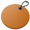 Sitzunterlage für Kinder Sitzkissen Outdoor fester Eva Schaumstoff 25x25 cm (Orange)