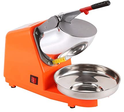 NOALED Tritaghiaccio e Macchina per Coni di Neve Tritaghiaccio Portatile Premium e Macchina per Ghiaccio tritato con vassoi