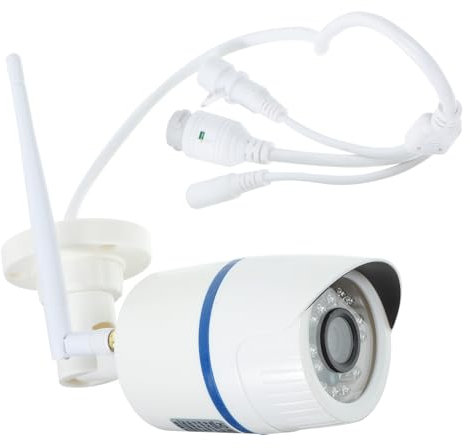 KICHOUSE De Inalámbrica con Visión Nocturna y Micrófono Integrado Monitor De Habitación para Bebés Compatible con Almacenamiento para Seguridad del Hogar