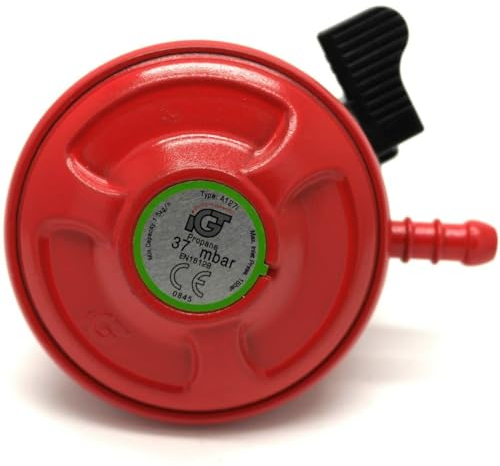 AMK® BBQ Propane Patio Gas Regulator 27mm Clip On Heater 37 mbar Calor Bottles