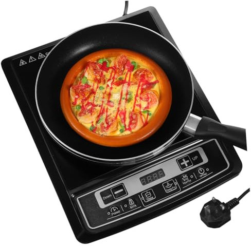 CONGARTENO 2000w Portable Induction Hob Single Burner Electric Cooktop Power Levels for Uk
