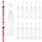 Mini Lippenbalsam BehäLter 12 Stück 8 Ml Transparent Leere Tuben Lip Gloss Tubes Flasche Mit 2 Spritzen à 5 Ml NachfüLlbare Lippenbalsam Quetschtube Kunststoff Lipgloss Tuben FüR Kosmetik Make-Up