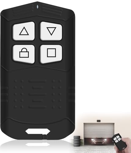 4 en 1 Control remoto universal para puerta de garaje clonación control remoto 250 a 915 MHz llavero inalámbrico puerta programable versión actualizada con lista de compatibilidad