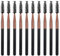 Wimpernbürste, 10 Stück Wimpernseparator, Augenbrauenpinsel, Tragbare Augenbrauenbürste Mascara Bürstenstäbe tragbare Make-up-Tools Make up Wimpernspulen Set für Wimpernverlänge