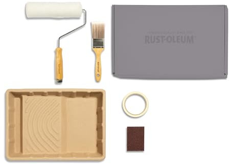 Rust-Oleum Ready to Roll - Eco Paint Kit (Large) - Chalky Floor Paint Pastel Purples