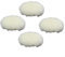 Polier-Pads Für Exzenterschleifer 125 Mm Lammwolle 4 Stück Schleifpads Polierscheiben Auto Möbel Holz Glas Edelstahl Präzisionsinstrumente Waschbar Wiederverwendbar