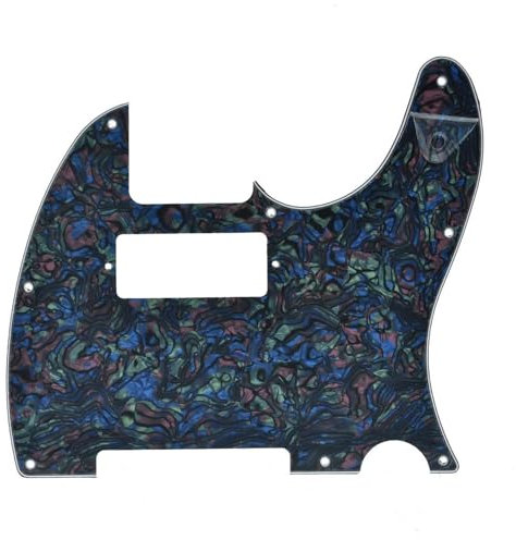 Schlagbrett Für E-Gitarre Gitarren-Schlagbrett mit Mini-Humbucker-Tonabnehmerloch für Tele/Gitarre(Dark Blue)