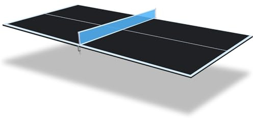 QAZXDRFG Professionelle, Faltbare Tischtennis-Umbauplatte – 96 x 48 Zoll große Oberfläche in Turnierqualität, einfache Lagerung, Einzelspielermodus, kein Zusammenbau erforderlich