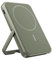 Fresh 'n Rebel Power Bank magnetico wireless 5.000 mAh, compatibile con MagSafe, PD 20 W, ricarica rapida, porta USB-C (in/out), adatto per iPhone 16/15/14/13/12, portatile, con supporto (Dried Green)