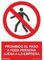 Prohibido el paso a toda persona ajena a la empresa, señal de prohibición SEKURECO