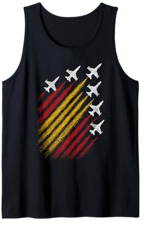 Patrulla Águila Aviones Ejército del Aire Bandera España Camiseta sin Mangas