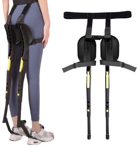 Portable Chairless Chair,Unsichtbarer Angelhocker,Tragbarer Unsichtbarer Stuhl,Tragbarer Bein-Ergonomie-Sitz,3-Gang-HöHeneinstellung,füR Friseure und Personen,Die Lange Stehen(Size:Load bearing 50kg)