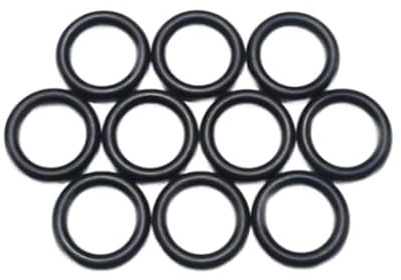 O-Ringe 4mm Schnurstärke aus NBR70 in Carbon Black, Dichtungsringe (5 Stück, 13x4)