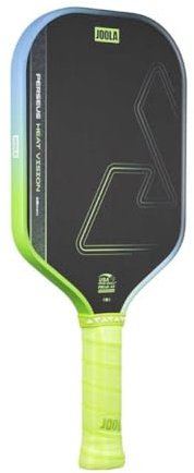 JOOLA Heat Vision - Paleta de pickleball de 16 mm, superficie de fibra de carbono texturizada para giro, película SK para reducir la vibración, aprobada por USAP, chip NFC habilitado
