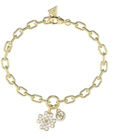 GUESS Armband Love Bites Lucky Charm Pave Bracelet Yellow Gold goldfarben