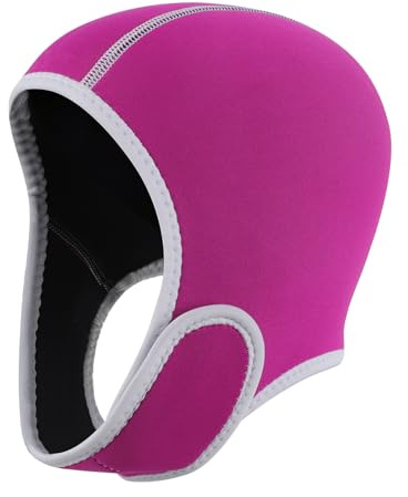 Faxianther Swim Hood 2mm Herren Damen Tauchhaube Neopren Tauchkappe Schutzkappe Warm Tauchkappe Neoprenanzug Haube Kopfhaube mit Kinnriemen für Tauchen Wassersport