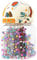 GLOGLOW 500pcs Beads Sewing Straight Quilting Pins in Orange Fabric Covered Pin Cushion Bottle for Dressmaking Jewelry Components Flower Decoration