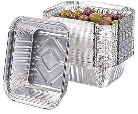 CONTITAL R28L | Teglie Forno Monouso 1 Porzione | Vaschette Alluminio per Alimenti - Linea Professionale 100 Pezzi