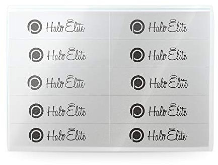 Pure Nails Halo Elite White Buffer Blocks 120/120 Grit (Pack of 10)