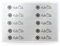 Pure Nails Halo Elite White Buffer Blocks 120/120 Grit (Pack of 10)