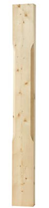 Schwedenhaus-Design - phasengefräster Pfosten 130x130x1180mm (123) - orig. Schwedenhaus-Design Produkt Treppe, Balkon, Geländer, Stuhlbein, Tischbein, nordisches Fichtenholz