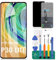 Para Huawei p30 lite/nova 4e LCD Screen Replacement Digitizer Glass Assembly Kits?Free Templado, pegamento y herramientas Negro.