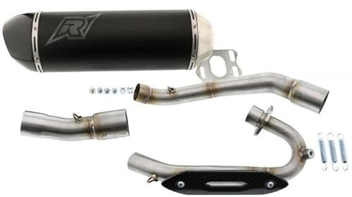 Auspuffanlage Radical Racing Half-Carbon (Legale Version) passend für Aprilia RX/SX 125 (ab 2021) AMZ-RR.004.40-KAT.v538
