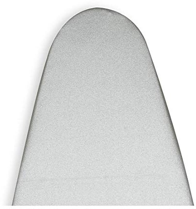 Encasa Homes Metallised Ironing Board Cover 'Silver Super Luxury' with Foam + Felt PAD (Fits X-Large Boards 135 x 45 cm) Heat Reflective, Scorch Resistant, Bungee Elasticated, 3 Fasteners