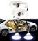 Duleutgnu 2pcs Autotürbeleuchtung Willkommenslogo Ghost Shadow Definition Autodekoration Led Autotüren Eingangslichter 3D Emblem Lampe Glaslinse (for 147)