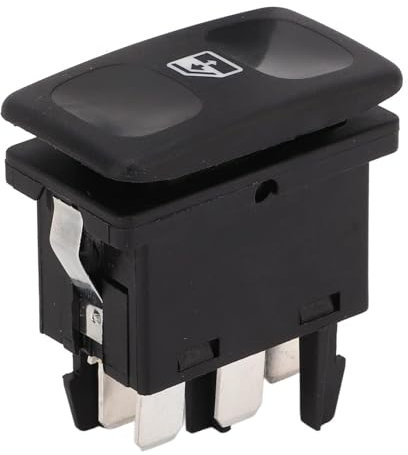 AUTOZOCO Interrupteur de lève-vitre 6 broches compatible Seat et VW - OEM 191 959 855 - cordoba, ibiza, golf, polo... Liste de compatibilité dans la description - bouton poussoir fenêtre électrique