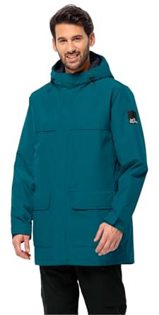 Jack Wolfskin Herren Winterlager M Parka, Teal, 3XL EU