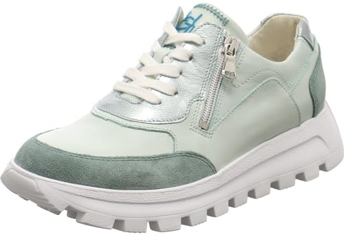 Waldläufer H-Ajala Damen Sneaker Low Nubuk-/Veloursleder bunt