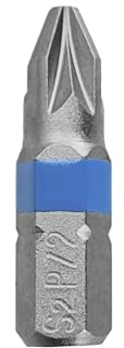 Pozidriv-Schraubendreher-Bits Nr. 2 (2 Stück) S2 Chrom-Vanadium-Stahl. Sechskant-Bits, Schraubendreher