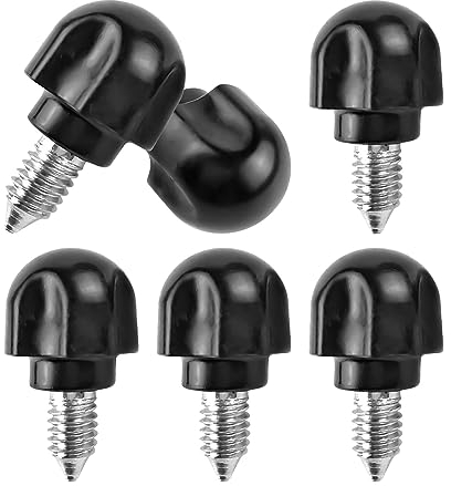 luolety Rändelschraube für Standmixer, schwarz, Mischknauf, Rändelschraube für Kit-chenaid Mixer, Kit-chenaid 4,5 QT und 5 QT Standmixer, Aufsatzknauf, kompatibel mit 9709194, 4162142, 240374, 6 Stück