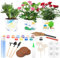Kids Gardening Paint Tool Set- childrens gardening tools Shovel Rake Sprayer Apron Gloves Watering Can and Tote Bag, Outdoor Tools Fun Toys Gift Sets for Boys Girls (Paint Kit)