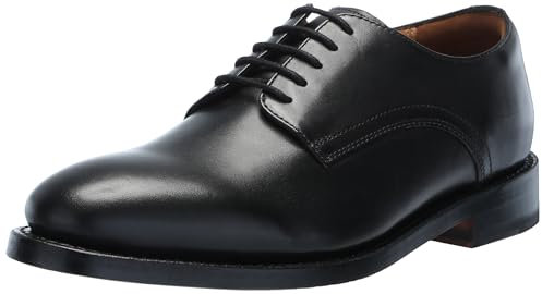 Allen Edmonds Herren Henry Oxford, Black Suede/Leather, 44 EU