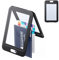 Uniclife Porte Badge avec Fenêtre Double Face Étui vertical en plastique rigide Porte Carte Navigo Noire pour Cartes d'Identité de Bureau et d'École Cartes de Crédit Cartes de Proximité, 1 paquets