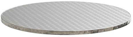 Oviala Brixton - Vassoio rotondo in acciaio INOX, 60 cm