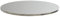 Oviala Brixton Tischplatte, rund, Edelstahl, 60 cm
