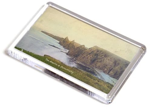 FRIDGE MAGNET - Vintage Scotland - The Stacks of Duncansby (b)