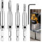 Hinge Drill Bit Self Centring,4 PCS Self Centering Drill Bit,Centre Drill Bits,Hinge Drill Bit,Drill Guide,Pilot Hole Drill Bits,Pilot Drill Bits for Door Window Cabinet Hinge Pilot Hole Drill Bit
