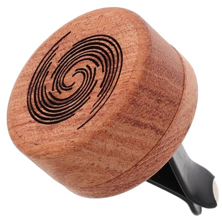 Alipis Holz Duftkerzen-diffusor für Auto Duftclip für Lüftungsschlitze Tragbarer Aromatherapie-diffusor für Ätherische Öle Auto-lufterfrischer mit Langanhaltendem Duft