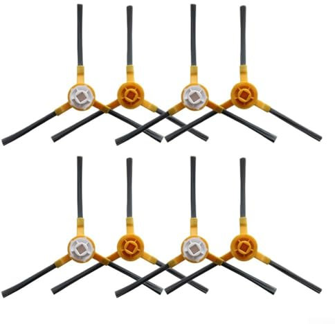 Cepillos laterales para robot aspirador Honiture, paquete de 8 para mejorar los resultados de limpieza