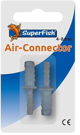 Superfish Connecteur d'air pour Tuyau d'Aquarium/Bassin, 6-8 mm